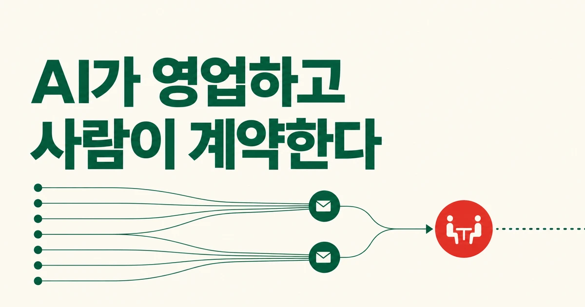 AI에게 영업을 맡겼더니 대표가 미팅을 제안했다