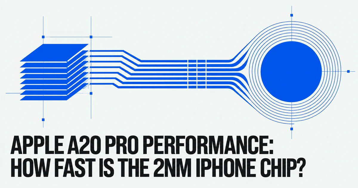 Apple A20 Pro Performance: How Fast Is the 2nm iPhone Chip?