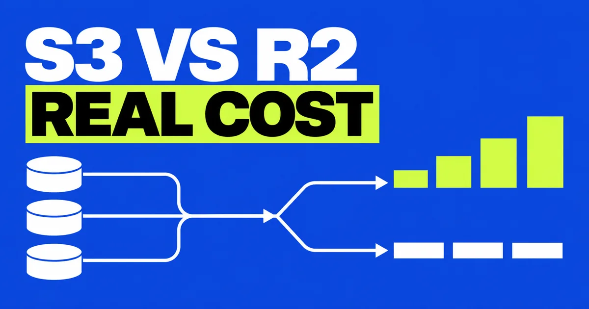 AWS S3 vs Cloudflare R2: Real Cost at 1TB, 5TB and 10TB