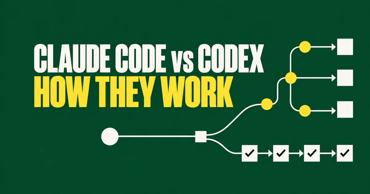 Claude Code vs Codex: How They Plan, Explore, Edit and Verify