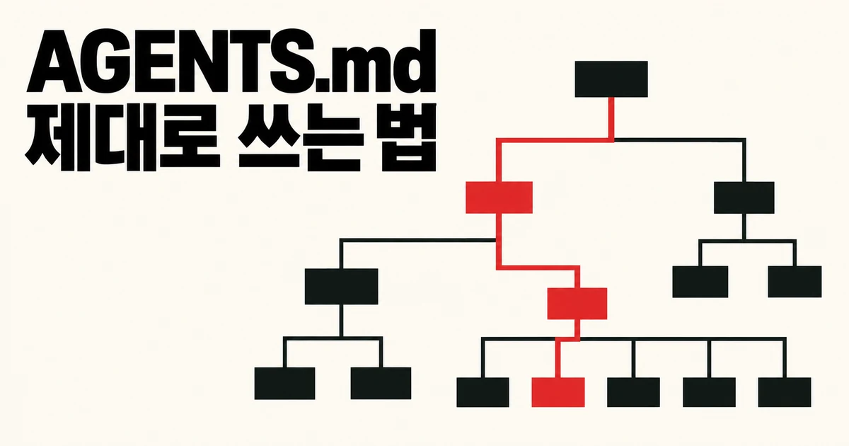 AGENTS.md 제대로 쓰는 법: 코덱스가 프로젝트 규칙을 놓치지 않게 하려면