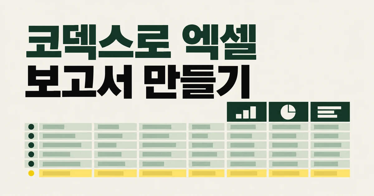 코덱스로 엑셀 보고서 만드는 프롬프트 매뉴얼