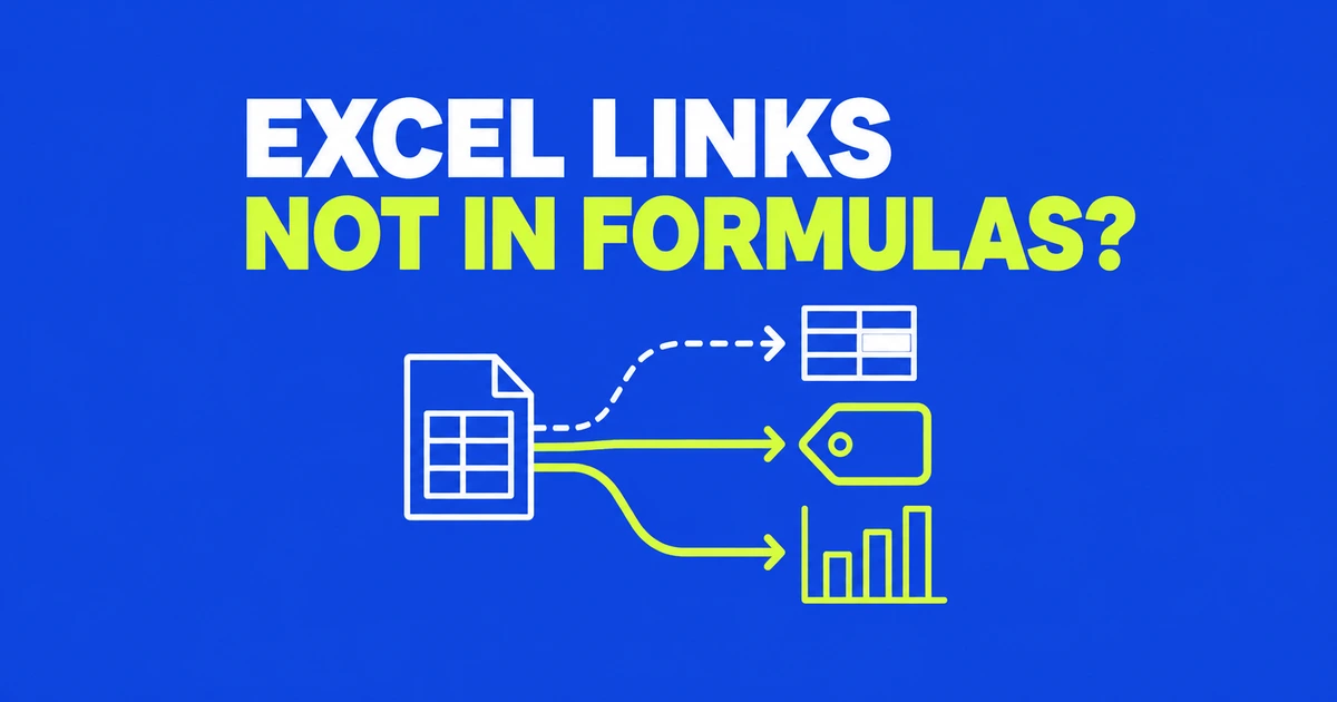 Excel Shows an External Link You Cannot Find