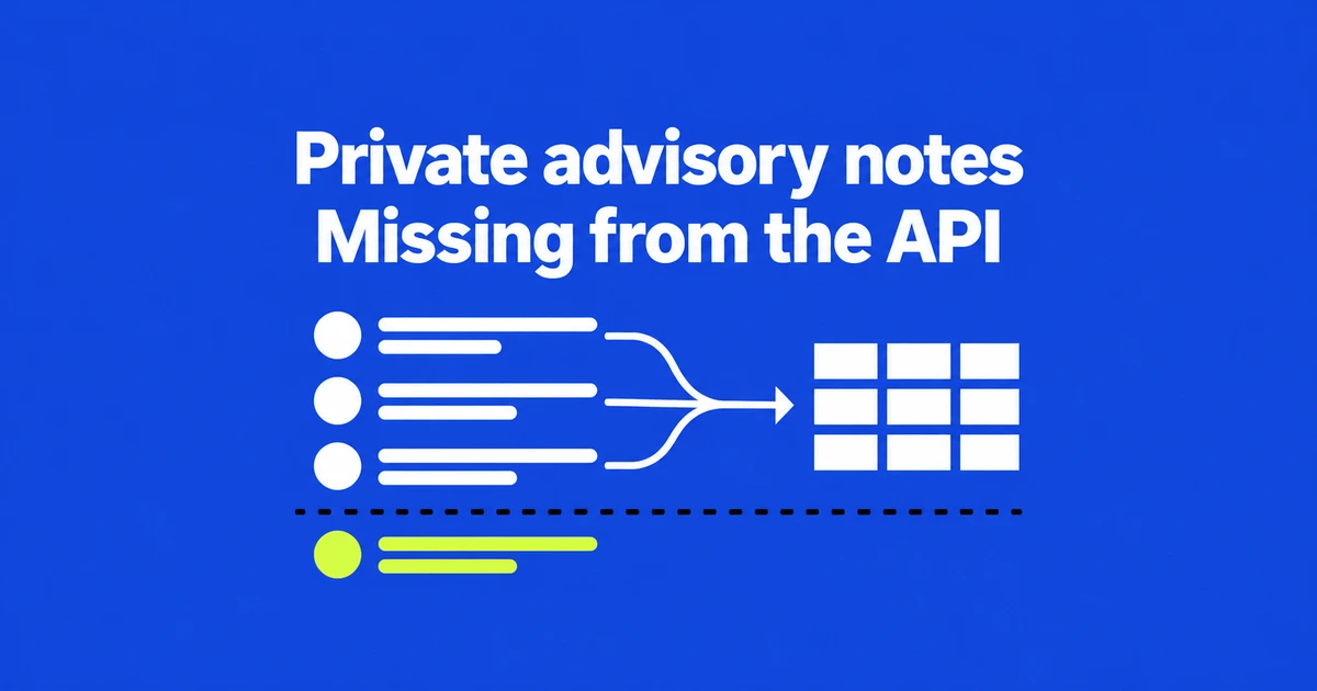 Why GitHub’s Advisory Comments API Leaves Out Confidential Notes