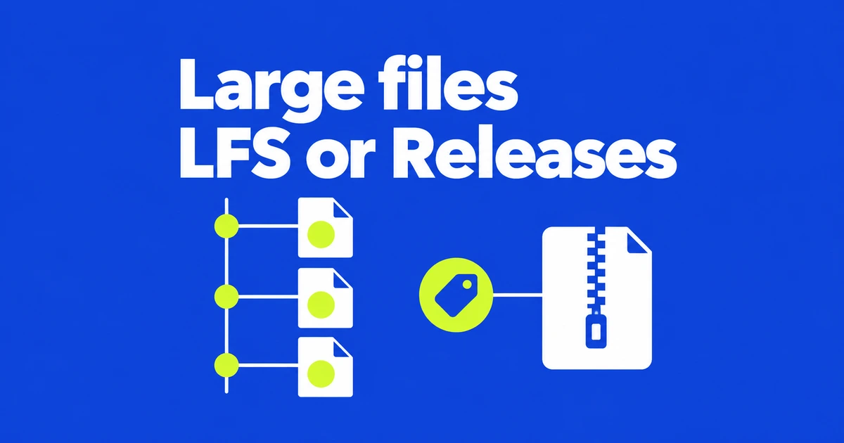 Git LFS or GitHub Releases? Choose Where Large Files Belong