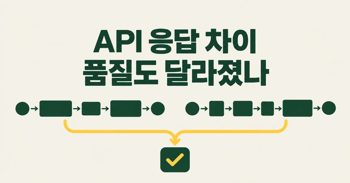 같은 LLM인데 API마다 답이 다르다, 모델이 바뀐 걸까?