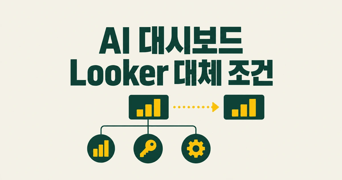AI가 만든 대시보드로 Looker를 대체할 수 있을까?