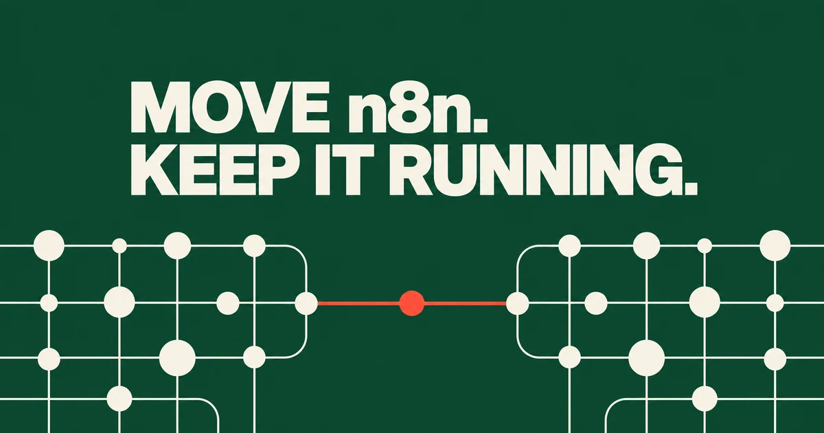 n8n Cloud to Self-Hosted: Credentials, Webhooks and Safe Cutover