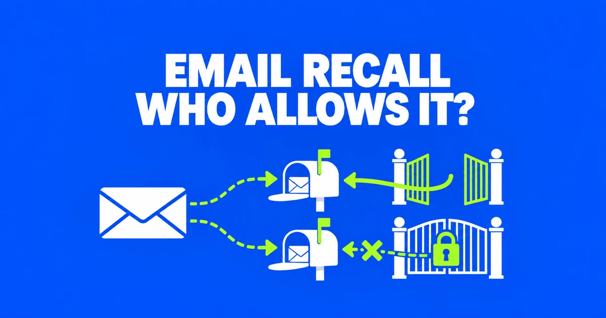 Can Outlook Recall an External Email? Where Undo Send Fits