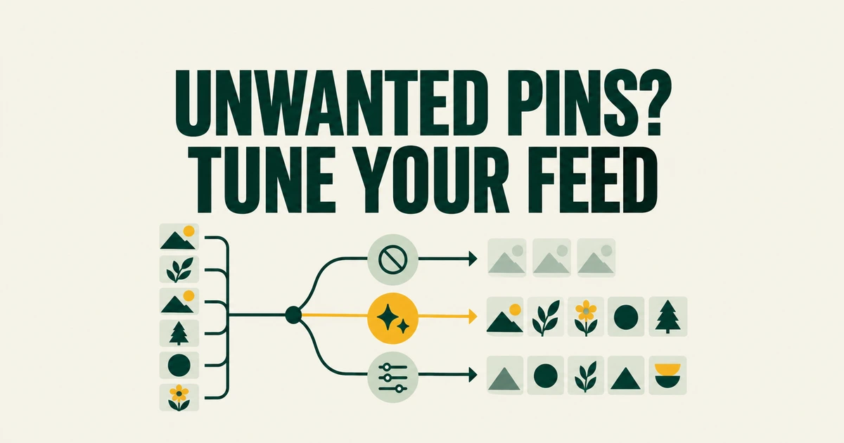 How to Reduce Unwanted Pinterest Recommendations