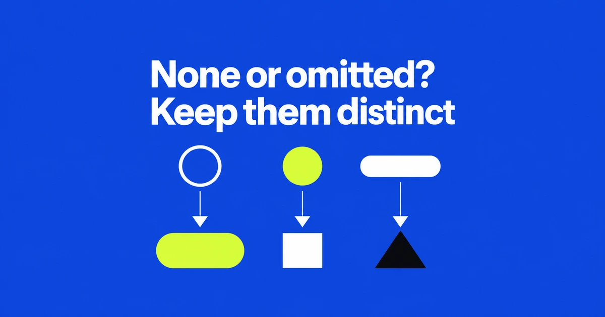 Python: Tell an Omitted Argument Apart From None