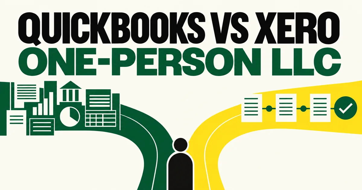 QuickBooks Online vs Xero for a One-Person LLC