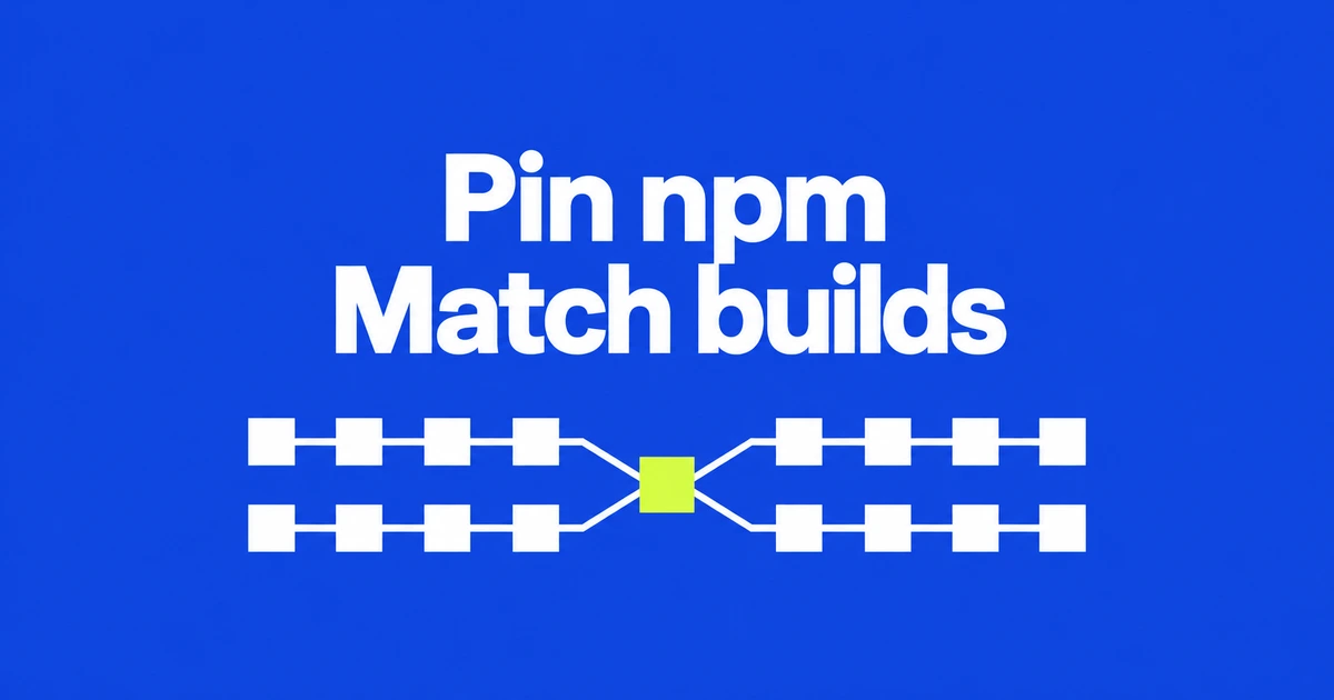 npm ci Fails in Workers Builds but Works Locally: How to Match npm Versions